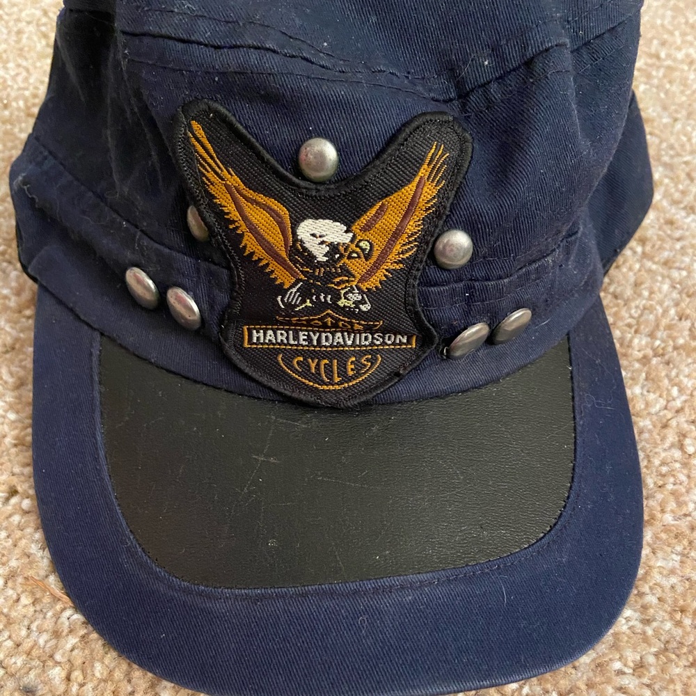 Harley Davidson captains hat.